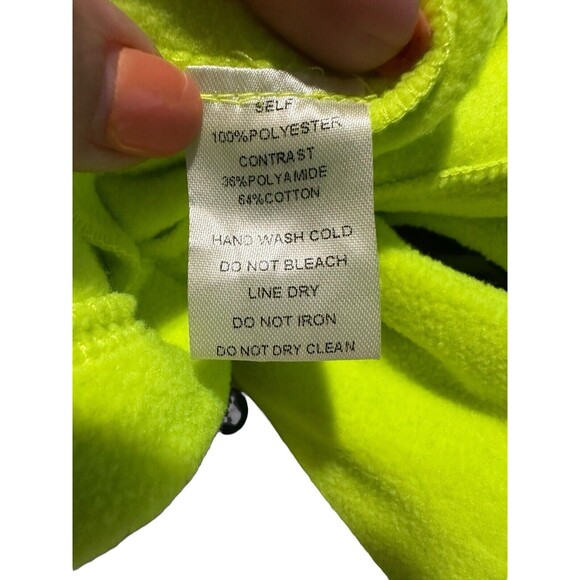 NWT SORELLA Women’s Medium Athletic‎ Fleece Full Zip Jacket Yellow/Black #K10-1 - Picture 7 of 11